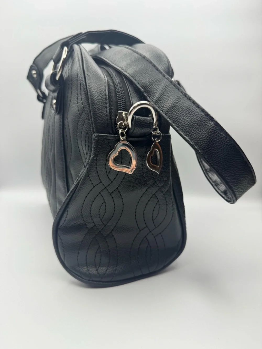 Bella Russo NEW Black Satchel Shoulder & Crossbody Bag Organizer Tote NEW